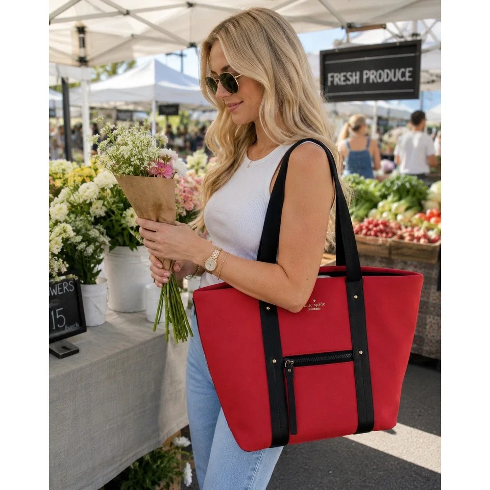 Kate Spade‎ Bag  Esta Street BABE Neoprene Red Tote